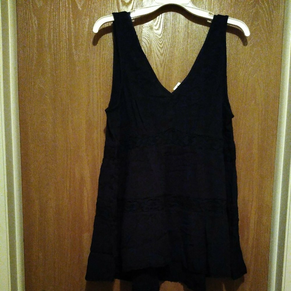 American Eagle Black Sleeveless Top/Tank/Blouse/Camisole - Large New